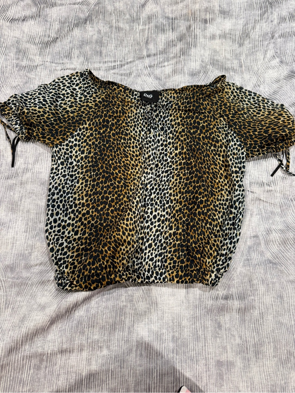Dolce & Gabanna leopard print top
